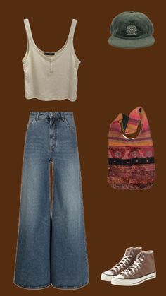 Granola Clothes, Classic Style Outfits, Casual Outfit Inspiration, Clothes Summer, Hippie Outfits