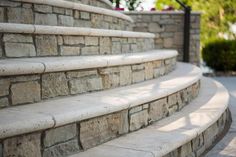 stone steps leading up to a house