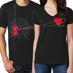 Unleash your inner superheroes with these His and Hers Superhero Shirts! Premium fabric for comfort and durability. Bold designs that turn heads wherever you go. Embrace unity and style with our amazing superhero shirts! #SuperheroStyle #PowerCoupleGoals #MatchingOutfits You Are My Superhero, Avengers Shirt, Spiderman Shirt, Cute Streetwear, Couple Clothes, Couples Shirts, Superhero Gifts, Superhero Shirt