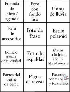 an image of spanish words and phrases in the form of squares with different font styles