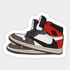 air jordan shoes minimal illustration -- Choose from our vast selection of stickers to match with your favorite design to make the perfect customized sticker/decal. Perfect to put on water bottles, laptops, hard hats, and car windows. Everything from favorite TV show stickers to funny stickers. For men, women, boys, and girls. Minimal Illustration, Air Jordan Shoes, Jordan Shoes, Car Windows, Hard Hats, Funny Stickers, Puma Sneaker, Vans Sneaker, Air Jordan