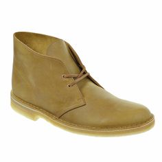 Store Home Shipping Payments Return Policy Customer Service Our Guarantee Clarks Desert Men's Boots Mustard 26108405 Model #: 26108405 Color: Mustard Material: Leather, Synthetic Our Price: 99.95  Size Chart  *Approximate sizing for this item Clarks Mens (US) 7 7.5 8 8.5 9 9.5 10 10.5 11 11.5 12 13 14 15 UK 6.5 7 7.5 8 8.5 9 9.5 10 10.5 11 11.5 12.5 13.5 14.5 EUR 40 41 41 42 43 43 44 45 45 46 47 48 49 50 JAPAN 25 25.5 26 26.5 27 27.5 28 28.5 29 29.5 30 31 32 33 Product Description An international cult classic, the iconic men's Desert Boot by Clarks Originals was inspired by crepe-soled boots worn by British officers in World War II. Crafted from natural materials including mustard leather for supreme comfort, its timeless styling has remained unchanged for over 60 years. Handsewn construc Classic Work Boots With Rubber Sole, Classic Chukka Boots For Workwear In Winter, Classic Business Chukka Boots For Winter, Classic Winter Chukka Boots For Workwear, Classic Work Boots For Business In Fall, Classic Winter Work Boots For Business, Classic Winter Workwear Chukka Boots, Classic Business Work Boots For Winter, Classic Moc Toe Work Boots