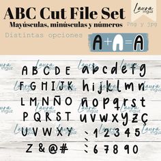 the font and numbers are all handwritten in different styles, including letters that appear to be