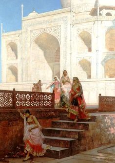 Indian Historical Aesthetic, Indian Paintings Traditional Women, Ancient Indian Aesthetic, Indian History Aesthetic, Old Indian Aesthetic, Edwin Lord Weeks, Song Aesthetic, Bengali Art