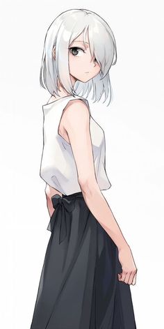 Ruby Rose, the cheerful 15 year old girl, turned into something unima… #fanfiction #Fanfiction #amreading #books #wattpad Girl With White Hair, Short White Hair, Pelo Anime, Silver Blonde Hair, Silver Blonde, Girl Short Hair, Anime Hair, 영감을 주는 캐릭터