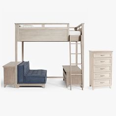 teen bedroom furniture,teen furniture,loft bed,loft beds,teen loft bed,dresser Pottery Barn Loft Bed, Barn Loft Bed, Pottery Barn Loft, Loft Bed With Couch, Brick Townhouse, Loft Beds For Teens, Full Loft Bed, A Loft Bed, Door Headboard