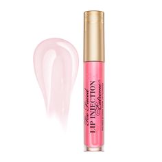 Instant Plumping, Extreme Hydration | Too Faced Lip Injection Extreme Lip Plumper - Bubblegum Yum - NET WT. 0.14 oz/4.0g Extreme Lip Plumper, Lip Plumber, Too Faced Lip Gloss, Lip Injection Lip Gloss, Too Faced Lip Injection, Lip Injection Extreme, Makeup Wishlist, Lip Plumping, Bare Lip