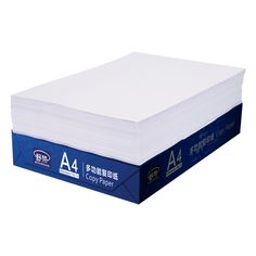 a stack of white paper with chinese writing on the front and back side, stacked together