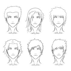 the different hairs styles for anime characters