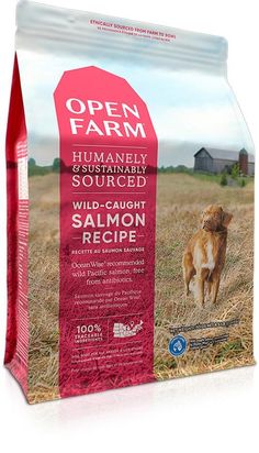 Open Farm Grain-Free Wild-Caught Salmon Recipe Dry Dog Food - affectionpets Consumables Dog - Dog Food - Dry Root Vegetables Recipes, Pacific Salmon, Salmon Farming, Sustainable Fishing, Alaskan Salmon, Wild Salmon