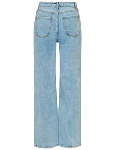 Wauw. Gewoon wauw! Deze Straight fit jeans van het populaire merk Laulia is prachtig! Aan de voorkant is deze helemaal belegd met verticale dunne lijntjes van strass steentjes. Aan de achterkant heeft de broek geen strass steentjes. Dit zorgt ervoor dat de broek niet alleen super fashionable is maar ook nog eens heerlijk draagt.  Maak de casual look compleet met een leuk t-shirt of top en sneakers. Perfect voor een werkdag of een dagje met vriendinnen. Ga je liever voor een wat meer party look? Blue Straight Leg Jeans With Button Closure, Light Wash Straight Leg Jeans With Button Closure, High-waist Light Blue Denim Jeans, Light Blue Full-length Denim Jeans, Denim Blue Straight Leg Pull-on Jeans, Casual Look, Blouses, T Shirts, Jumpsuit