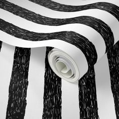 a black and white striped wallpaper with lines