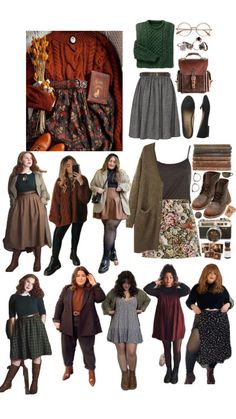 Academia Outfits, Cottagecore Outfits, Look Vintage, Outfit Inspo Fall, Curvy Outfits, Mode Vintage