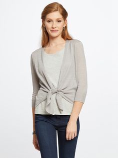 Lightweight 4-Way Cardigan | NIC + ZOE Foundation Colors, Open Sleeve, Twirl Dress, Ankle Jeans, Petite Size, Bead Strand, Linen Blend, Knit Cardigan, Open Shoulder Tops