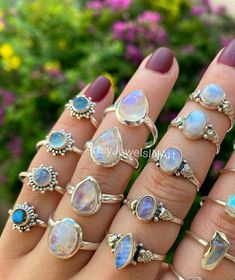 Natural Moonstone Rings, 925 Silver Plated Ring, Wholesale Ring, Wholesale Moonstone Rings, Gemstone Lot Ring, Women Rings, US SZ 6 To 10 Ring Style : Ring Metal : 925 Silver Plated Gemstone : Moonstone Ring Size : 6 - 10 US Weight : 4-9 Gm Approx Best Gift For Loved One, Anniversary Gift, Birthday Gift, Engagement Gift, Wedding Gift, Gift For Sister, Gift For Wife, Gift For Mother, Occasional Gift. FREE GIFT WRAP PERSONAL MESSAGES FROM YOU Shipping Details Processing days : 1-2 Days India Post Luxury Handmade Elegant Moonstone Ring, Luxury Heirloom Moonstone Ring With Center Stone, Silver Stackable Moonstone Rings, Stackable Silver Moonstone Rings, Moonstone Rings, Black Tourmaline Ring, Rings Gemstone, Multi Gemstone Ring, Raw Stone Ring