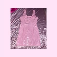 Price Firm Size Medium Brand New Anything From My Shop Can Be Bundled! Pink Latex, Barbie Dress, Leather Dress, Little Things, Baby Pink, Pink Dress, Athletic Tank Tops, Pink Ladies, Colorful Dresses