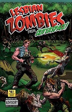 the cover to lesban zombies from darkness