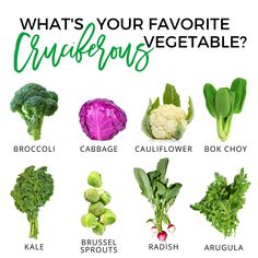 what's your favorite vegetable? cranberry, cabbage, cauliflower, broccoli, kale, radish, brussels sprou