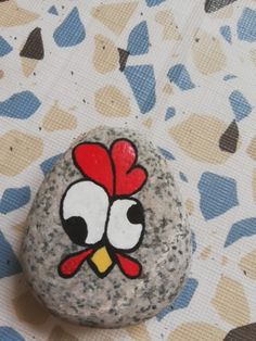 Happy stone Drawing Rocks, Modern Cinderella, Easy Animal Drawings, Easy Animals, Happy Stones, Rock Painting Art, Rock Crafts