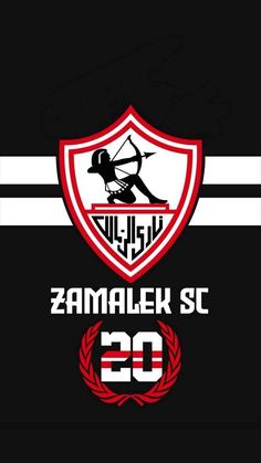 the logo for zamalek's soccer team