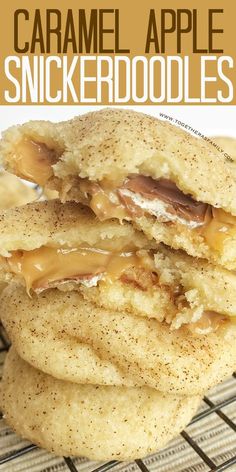 these caramel apple snickkerdoodles are delicious and easy to make