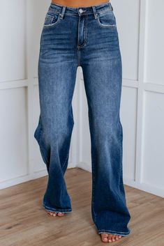 Montana Risen Jeans - Dark Wash Risen Jeans, Comfy Sandals, Stylish Sandals, Stylish Boots, Comfortable Flats, Perfect Shoes, Trendy Accessories, Raw Edge, Jeans Dress