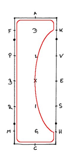 the diagram shows how to draw a rectangle