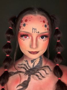 Scorpio Halloween Costume, Zodiac Halloween Costumes, Scorpio Costume, Scorpio Witch, Scorpio Makeup, Aesthetic Hair Styles, Scorpion Sign, Halloween Zodiac