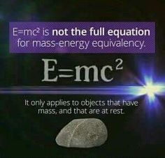 an e = mcr is not the full explanation for mass - energy evation