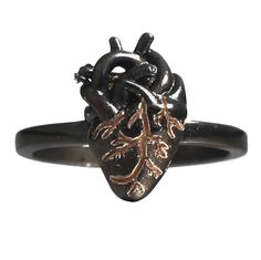 Black Hearts Club Ring — VERAMEAT Honey Face, Black Hearts, Boss Girl, Classic Chic, Tory Burch Miller Sandal, Gold Brass, Black Heart, Recycled Sterling Silver, Beautiful Soul