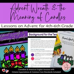 an adult and child's activity pack with the text, lessons on adventure for 4th - 6th grade