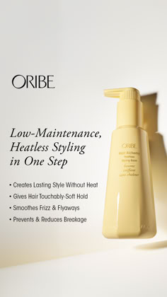 Trying to use less heat on your hair? You're not the only one. Our new Hair Alchemy Heatless Styling Balm is the only tool you need to achieve healthy, heatless styles. Oribe Hair, Oribe Hair Products, Shine Hair, Bob Haircut For Fine Hair, Bright Blonde, Yerba Mate, Long Natural Hair, Not The Only One, Hair Shop