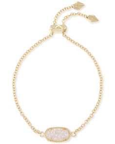 Whether you like your bracelets loose or close to the wrist, our Elaina Gold Adjustable Chain Bracelet in Iridescent Drusy is a delicate addition to any arm party. This stunning chain bracelet is a perfect go-to for everyday wear and adds a little extra sparkle to your outfit. Wear it alone or stack on more for a trend-forward look - either way, you can't go wrong with adding the Elaina Gold Adjustable Chain Bracelet to your jewelry box. Arm Party, Ivory Pearl, Gold Bracelet Chain, Gold Filigree, Silver Filigree, Adjustable Bracelet