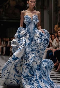 Runway Fashion Couture, Gaun Fashion, Inspired Dress, Dress Design, Costume Ideas