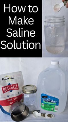 How to make your own saline solution at home. Homemade Saline Solution, Saline Water, Tooth Decay Remedies, Mouth Rinse, Saline Solution, Hygiene Care, Natural Teeth, Oral Health Care, Natural Health Remedies