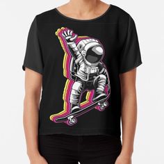 "astronaut and moon" T-shirt by MS2021 | Redbubble