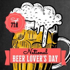 the national beer lover's day poster