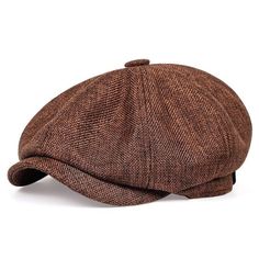 Fan of Peaky Blinders? This Arthur Shelby Beret is Perfect for You! Wearing it will instantly add charisma and elegance to your style. Material: Polyester Size (Head Circumference): 56-60 cm Style: Flat Cap Gender: Men Comfortable and Durable This beret, inspired by Arthur Shelby from the iconic series Peaky Blinders, is more than just headwear. Made from cotton and featuring thermoregulating properties, it keeps you protected from harsh sunlight in summer and biting cold in winter. On top of that, this stunning beret makes an excellent gift for a friend or family member. So don't wait--grab this masterpiece before it slips through your fingers! Paperboy Cap, Newsboy Cap Men, Tweed Hat, Baker Boy Cap, Mens Hats Fashion, Flat Caps, Mens Hats, Hip Hop Cap, Newsboy Hat