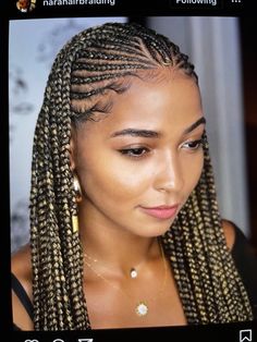 Feed In Braid, Braid Ideas, Natural Hair Braids, Braids For Black Women