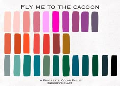 the color scheme for fly me to the cacoon