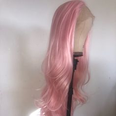 Mia Cotton Candy Pink 26” Lace Front Wig *Nwt* New And Never Worn Synthetic Wig Hair Length: 26inch Hair Color: Pink Cap Size: Medium Cap Size 22.5inch Circumference Comes With Adjustable Strap And 3 Combs Heat Up To 300f Hairline Is Very Natural, And You Could Cut The Front Lace To Blend As Your Own Hairline Bundle With Got2b Ultra Gel 2save Cotton Candy Pink Hair, Cotton Candy Hair, Feather Hair Clips, Bob Lace Front Wigs, Hair Color Shades, Bohemian Hairstyles, Pink Wig, Pink Headbands, Hair Color Pink