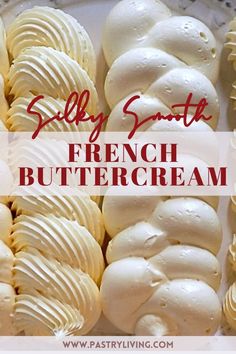 Learn how to make thick, rich & silky-smooth French buttercream at home!🧁 I'm guiding you through with step-by-step instructions and troubleshooting tips! French Buttercream, Cake Filling Recipes, Cake Frosting Recipe, Buttercream Frosting Recipe, Buttercream Cakes, Buttercream Recipe, Cake Fillings, Cupcake Frosting