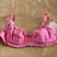 Fuchsia Bikini Size 32b Feminine Low-cut Pink Bra, Pink Low-cut Lined Bra, Low-cut Lined Pink Bra, Adidas Bra, Cacique Bras, Harness Bra, Pink Stretch V-neck Bra, Pink Floral Print Beach Bra, Aerie Bras