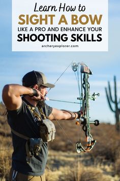 sighting a bow in Bow Hunting Quotes, Bow Hunting For Beginners, Bow Hunting Women, Archery Gear, Hunting Bow, Bow Sights