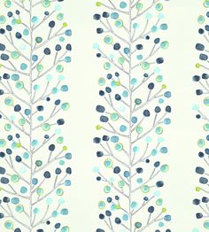 a wallpaper with blue and green leaves on it