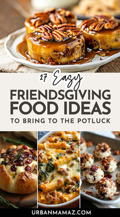 Best Friendsgiving Food Ideas to Bring to the Potluck Desserts For Friendsgiving, Friendsgiving Recipes, Friendsgiving Food Ideas, Friendsgiving Potluck, Christmas Centerpiece Ideas, Friendsgiving Ideas, Friends Giving, Thanksgiving Leftover, Food For Glowing Skin