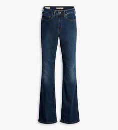 726 High Rise Flare Women's Jeans - Dark Wash | Levi's® US Levis 726 Flare, Levis 726 Flare Outfit, Classic Dark Wash Flare Bottoms, Levis Flare Jeans, Classic Fitted Levi's Jeans, Classic Straight Leg Fall Flares, Classic Straight Leg Flares For Fall, Levi's High Rise Classic Pants, Classic High Rise Levi's Pants