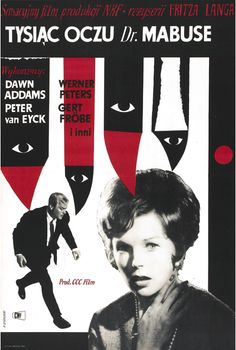 a movie poster with an image of a woman and two men