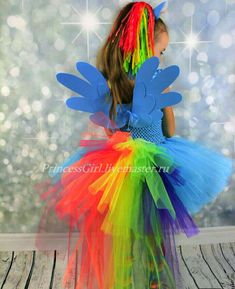 Rainbow Dash Costume, Costume Rainbow, Unicorn Halloween Costume, Pony Gift, Girl Pony, My Little Pony Birthday Party, My Little Pony Costume, Little Pony Birthday Party, Kids Carnival