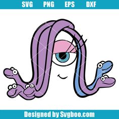 an image of a cartoon character with long hair and blue eyes, in the style of pink